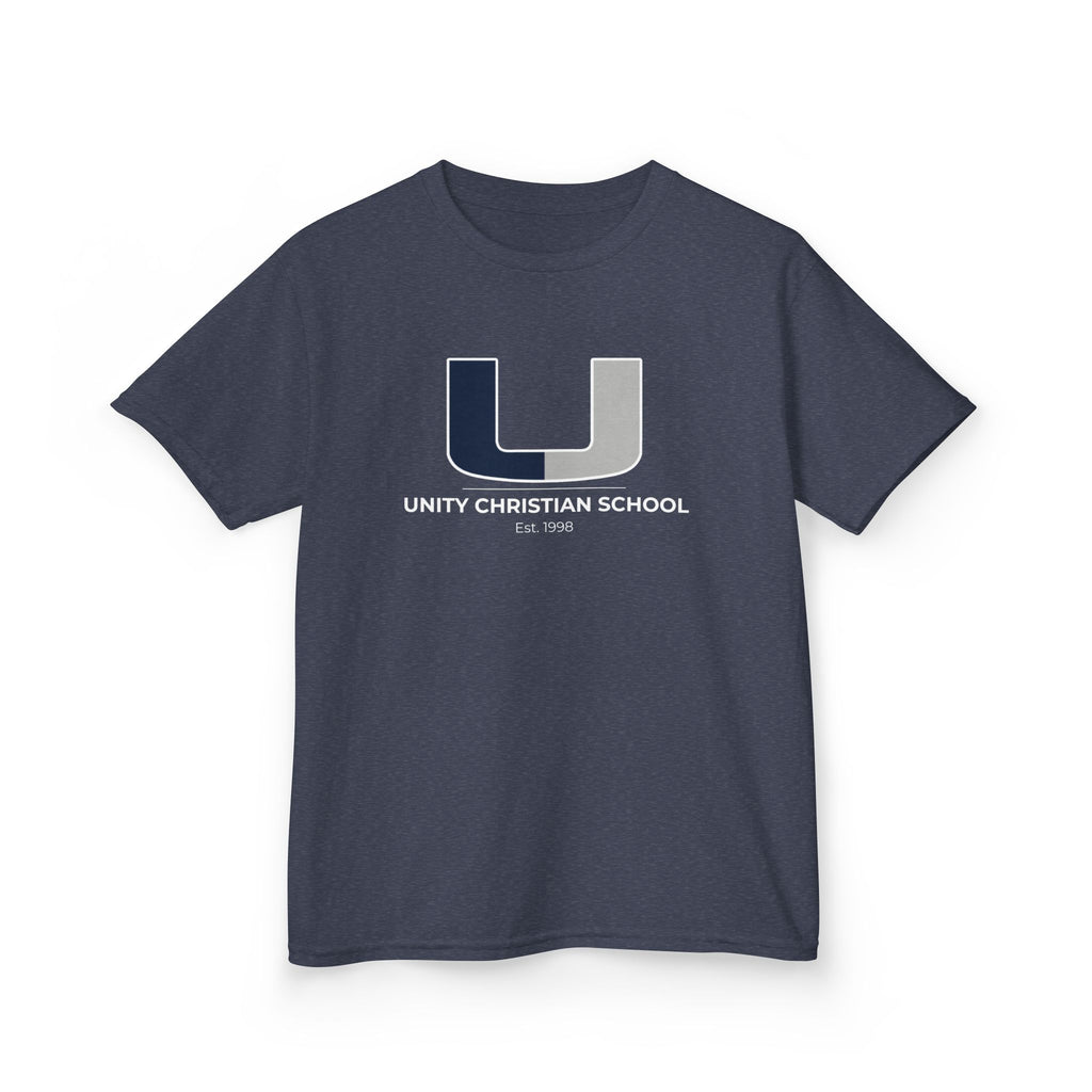 Kids Unity Christian School Tee - Heavy Cotton T-Shirt for School Spirit