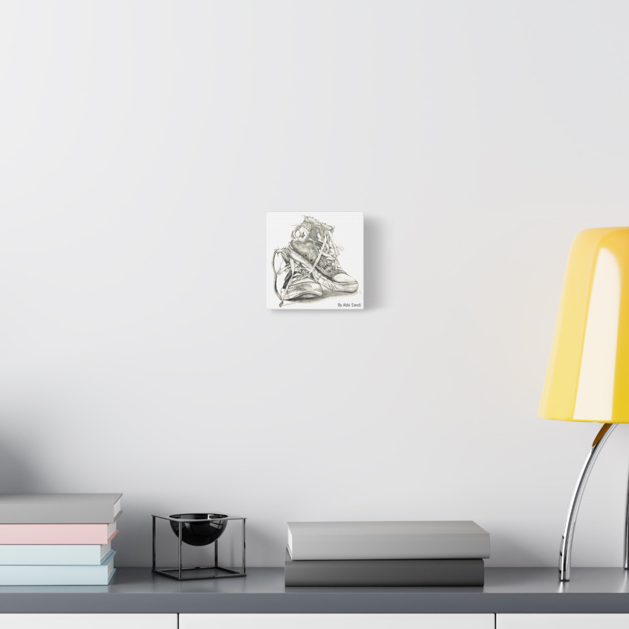 Artistic Converse Sneaker Canvas Wall Art - BY Abbi Sandi