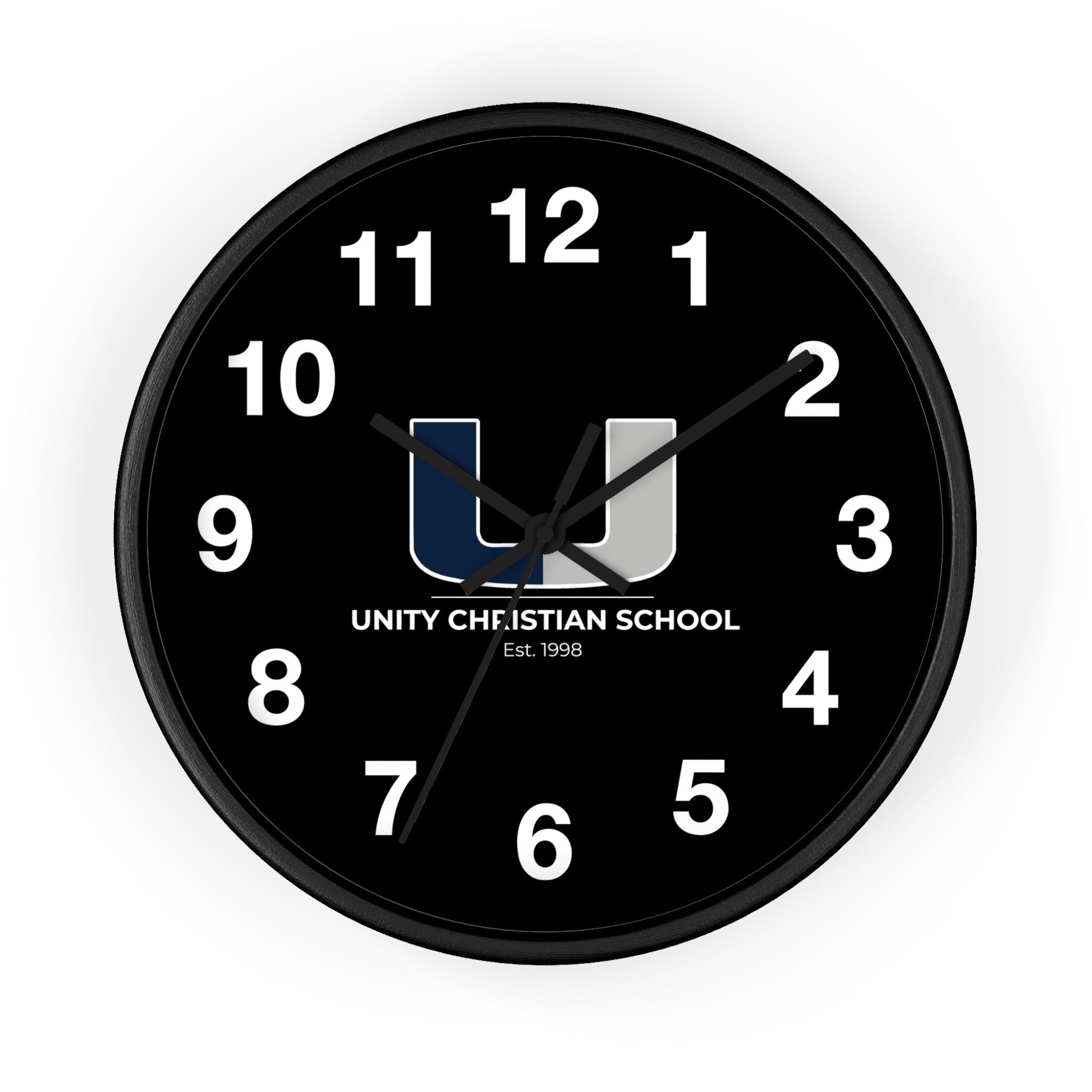 Personalized Unity Christian School Wall Clock - Stylish Home Decor
