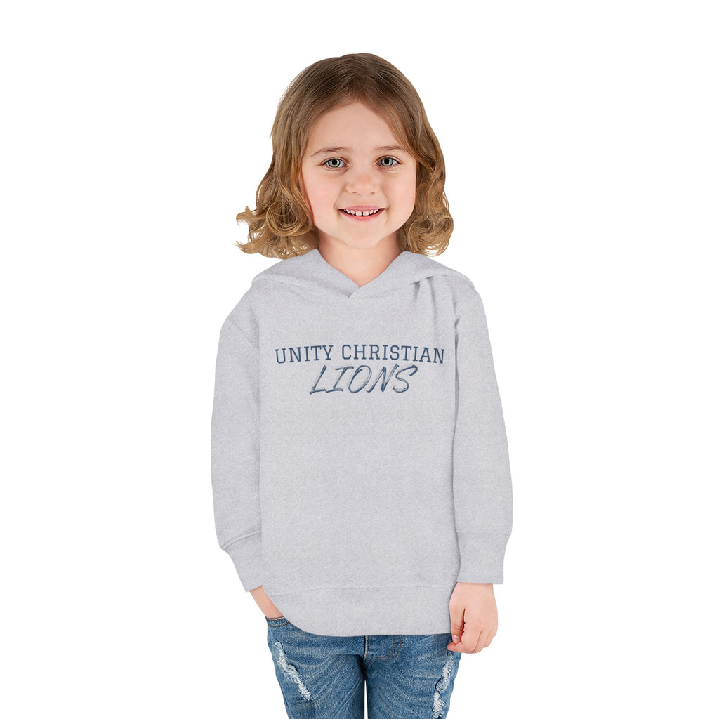 Unity Christian Lions Toddler Hoodie — Pullover Fleece Kids School Sweatshirt