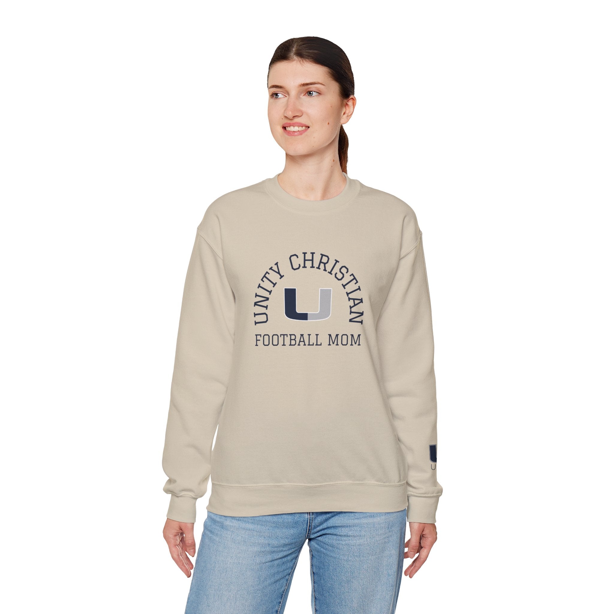 Unity Christian Football Mom Sweatshirt