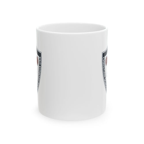 "School Crest" - Personalized Ceramic Coffee Mug