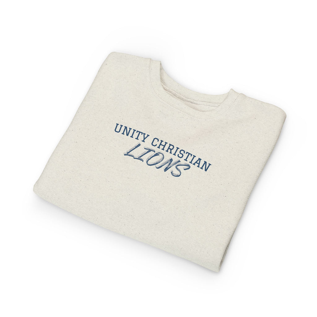 Unity Christian Lions Toddler Sweatshirt - Kids School Spirit Crewneck