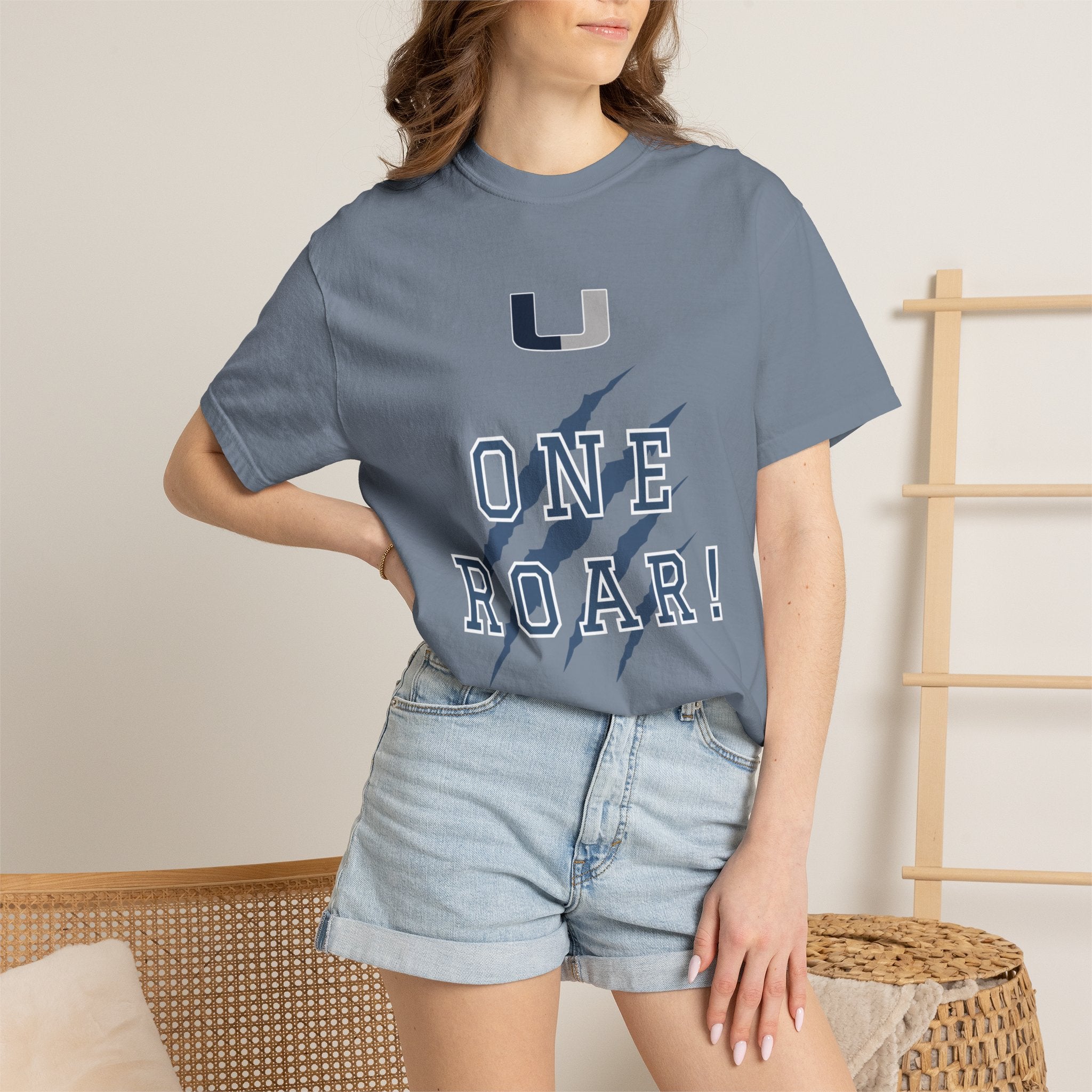 One Roar Unisex Garment-Dyed T-shirt