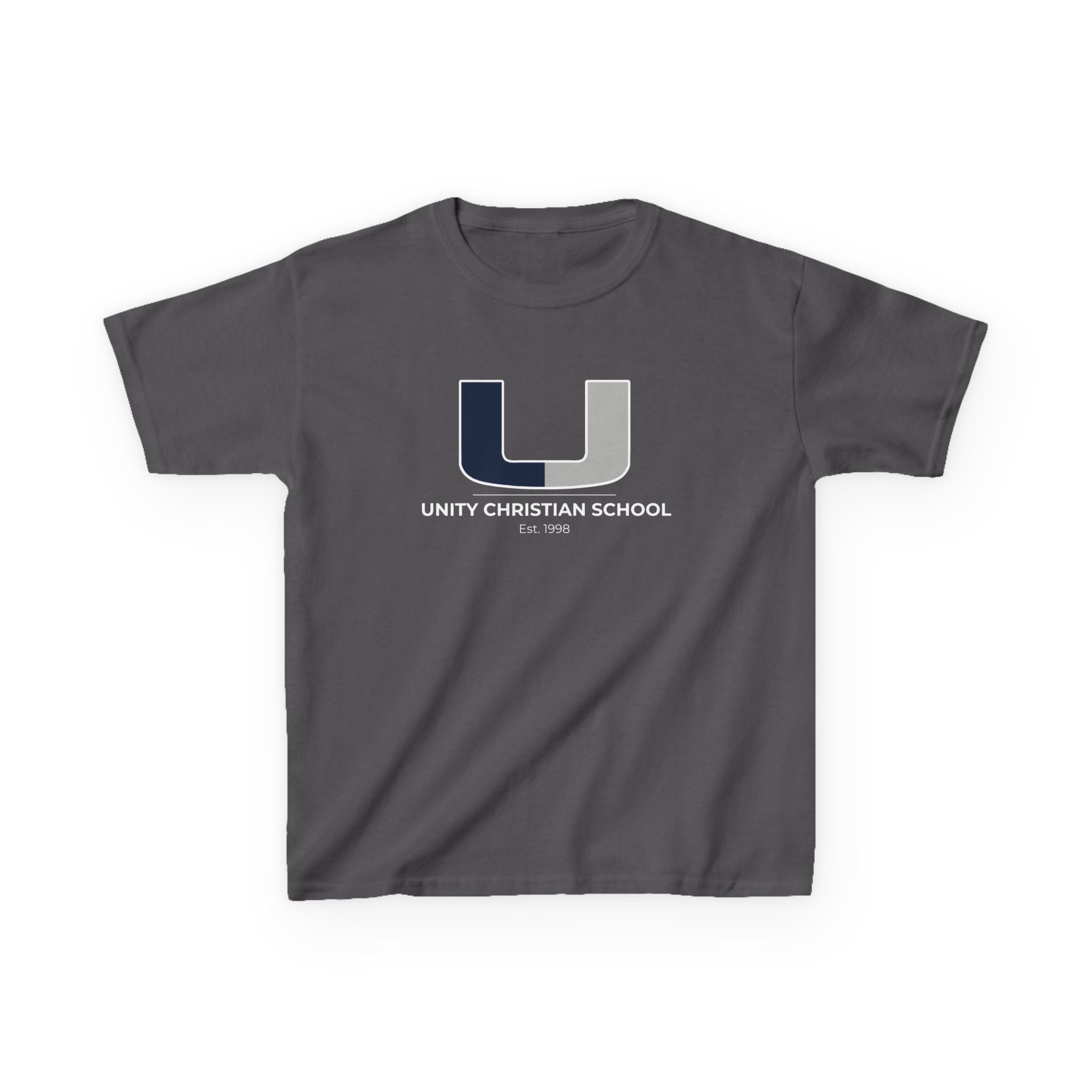 Kids Unity Christian School Tee - Heavy Cotton T-Shirt for School Spirit