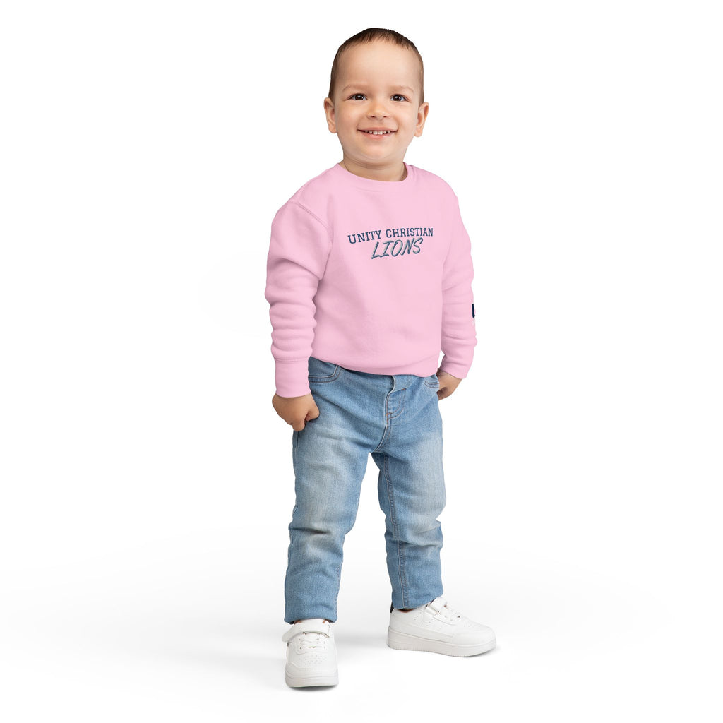 Unity Christian Lions Toddler Sweatshirt - Kids School Spirit Crewneck