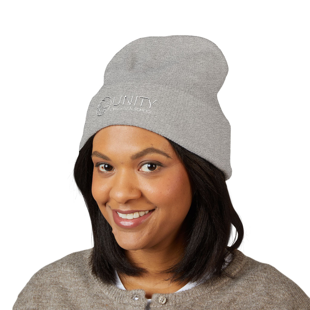 Embroidered Unity Beanie for School Spirit