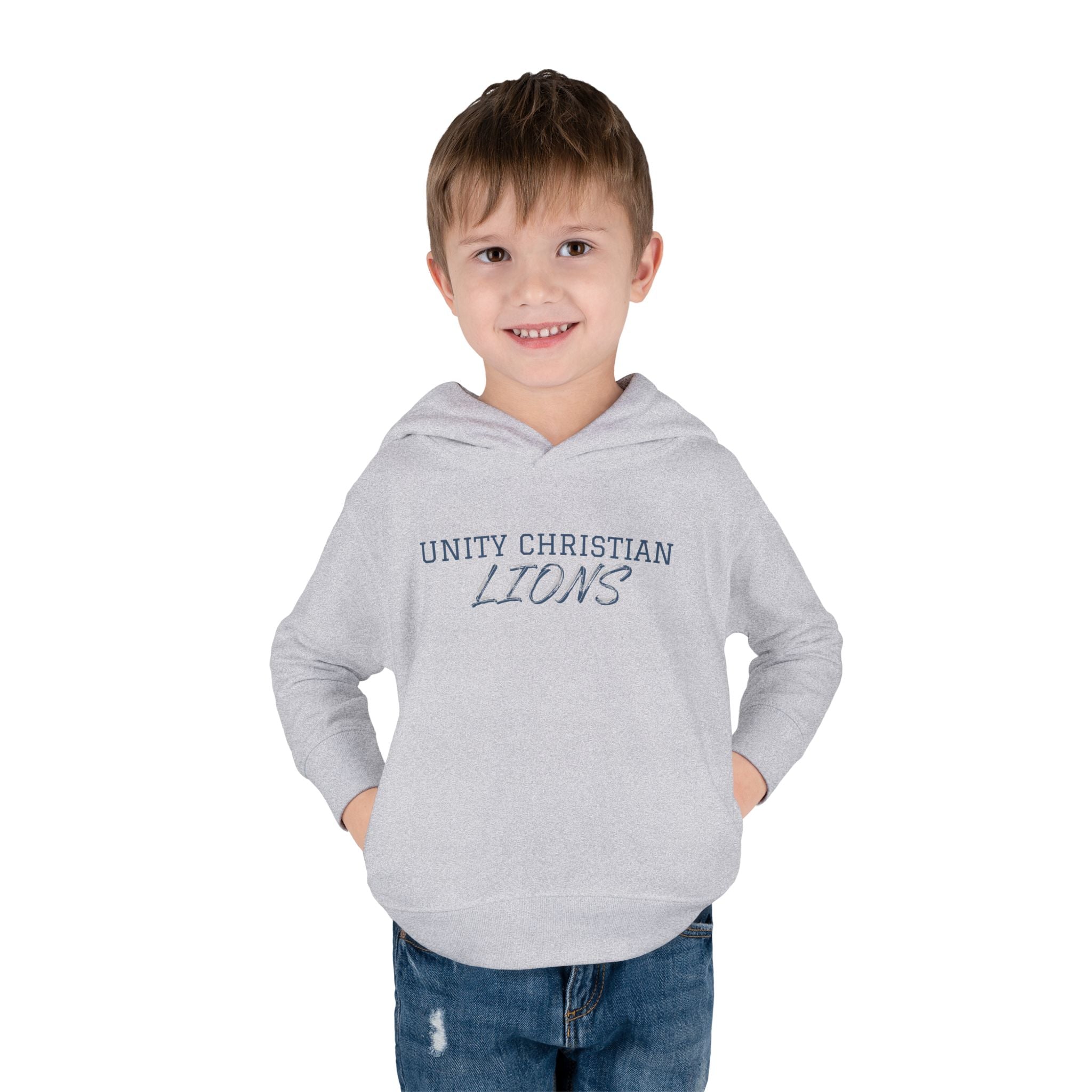 Unity Christian Lions Toddler Hoodie — Pullover Fleece Kids School Sweatshirt
