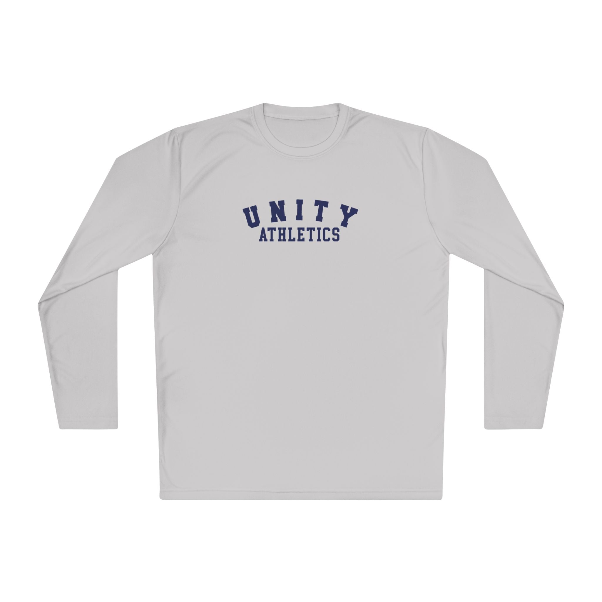 Unity Athletics Long Sleeve Tee — Collegiate Sporty Graphic Shirt - Adult