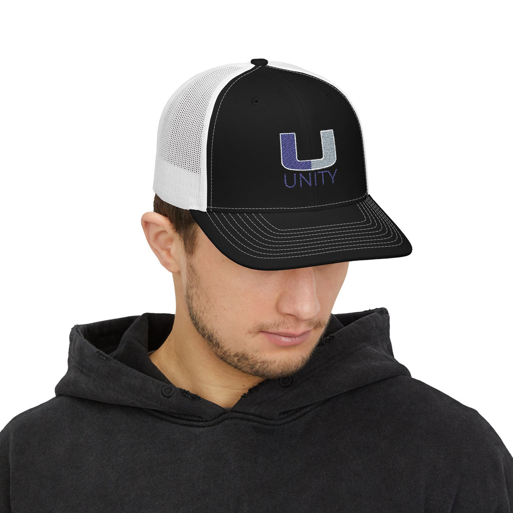 Unity Embroidered Snapback Trucker Cap