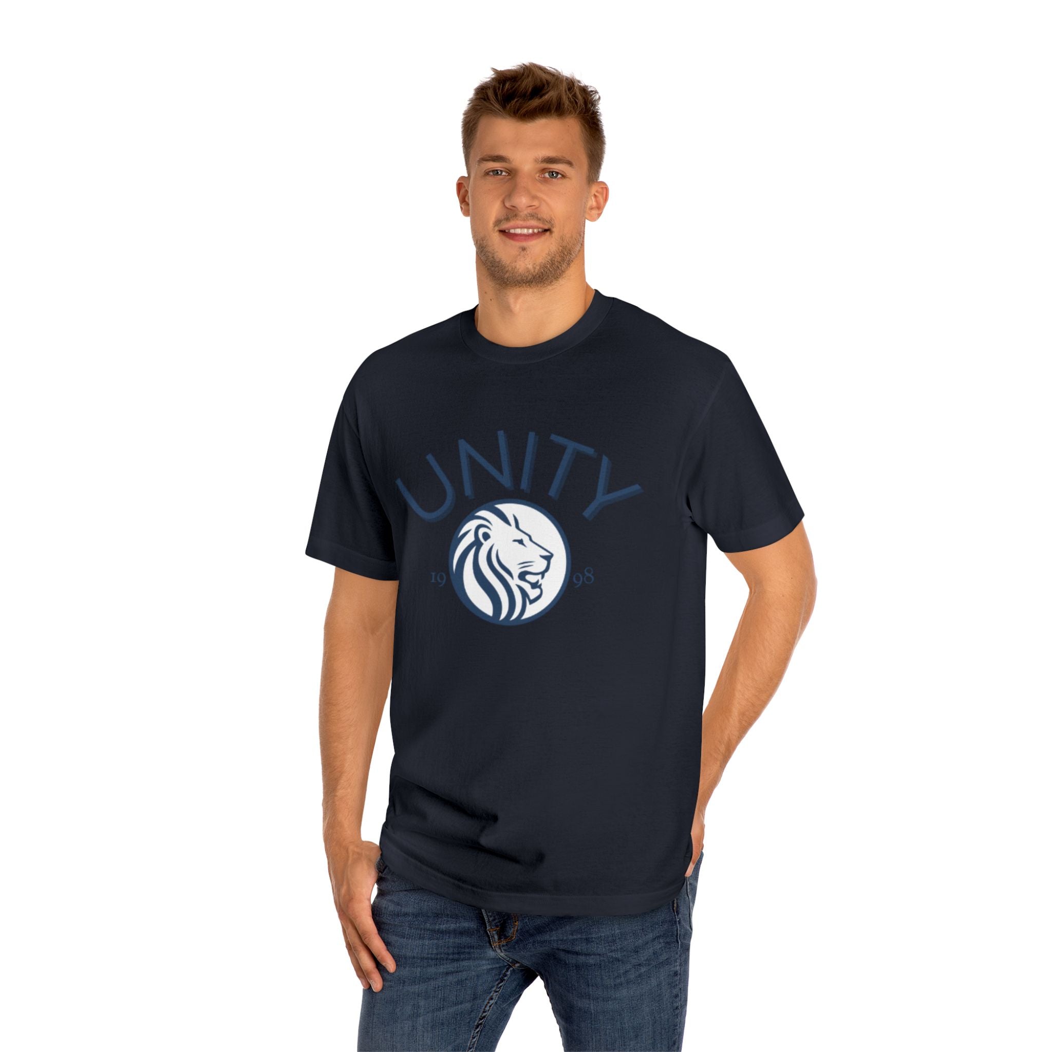 Unity Lion Tee — Vintage Athletic Graphic T-Shirt
