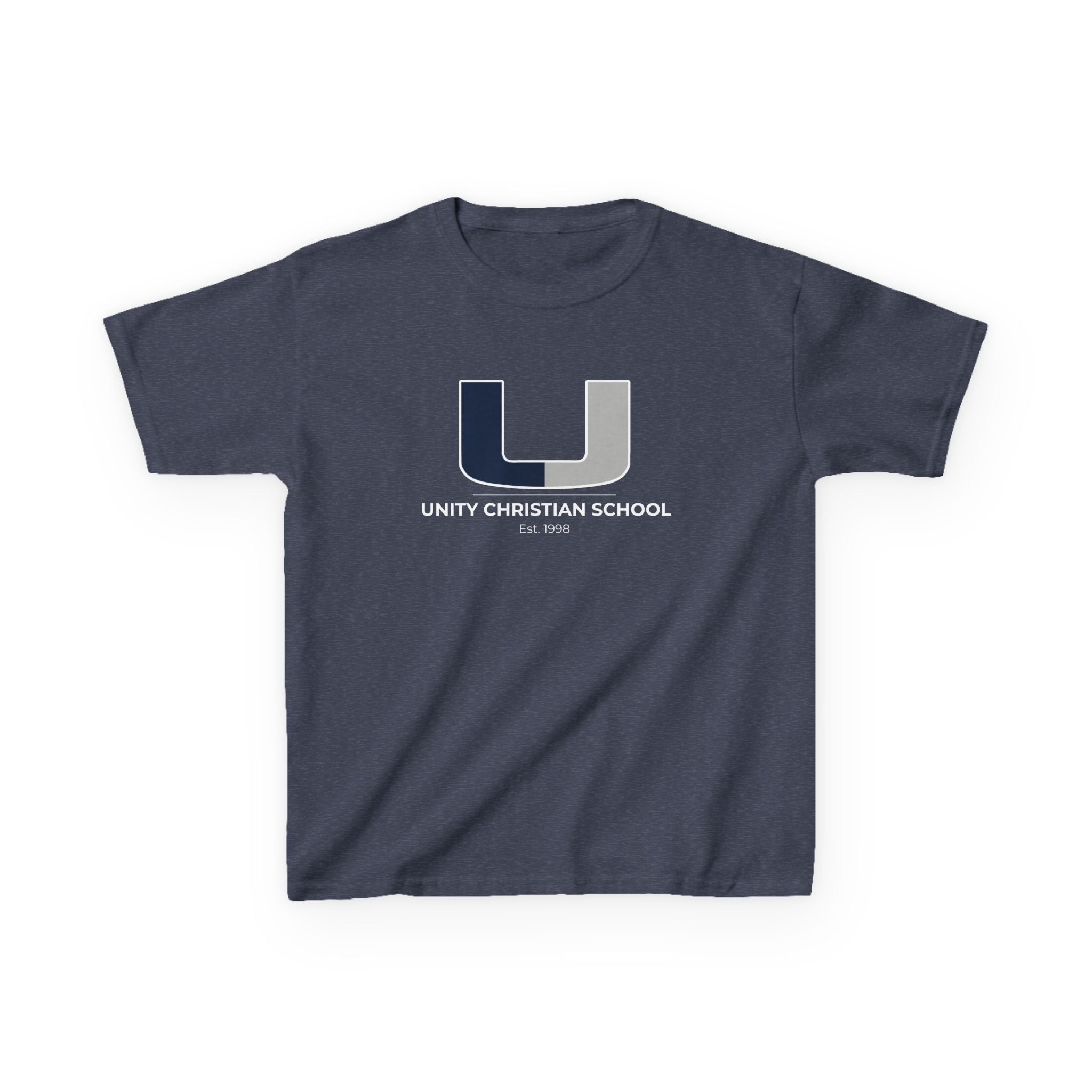 Kids Unity Christian School Tee - Heavy Cotton T-Shirt for School Spirit