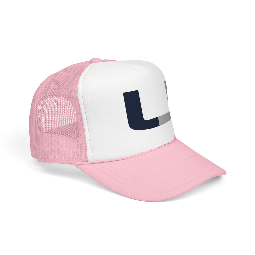 Trucker Hat – Navy & Gray Split 'U' Patch Cap