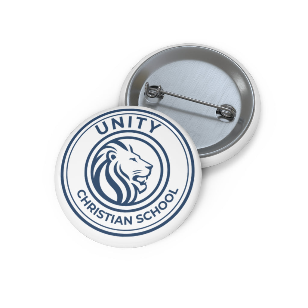 Custom School Spirit Pin Buttons - Unity Christian School