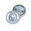 Custom School Spirit Pin Buttons - Unity Christian School
