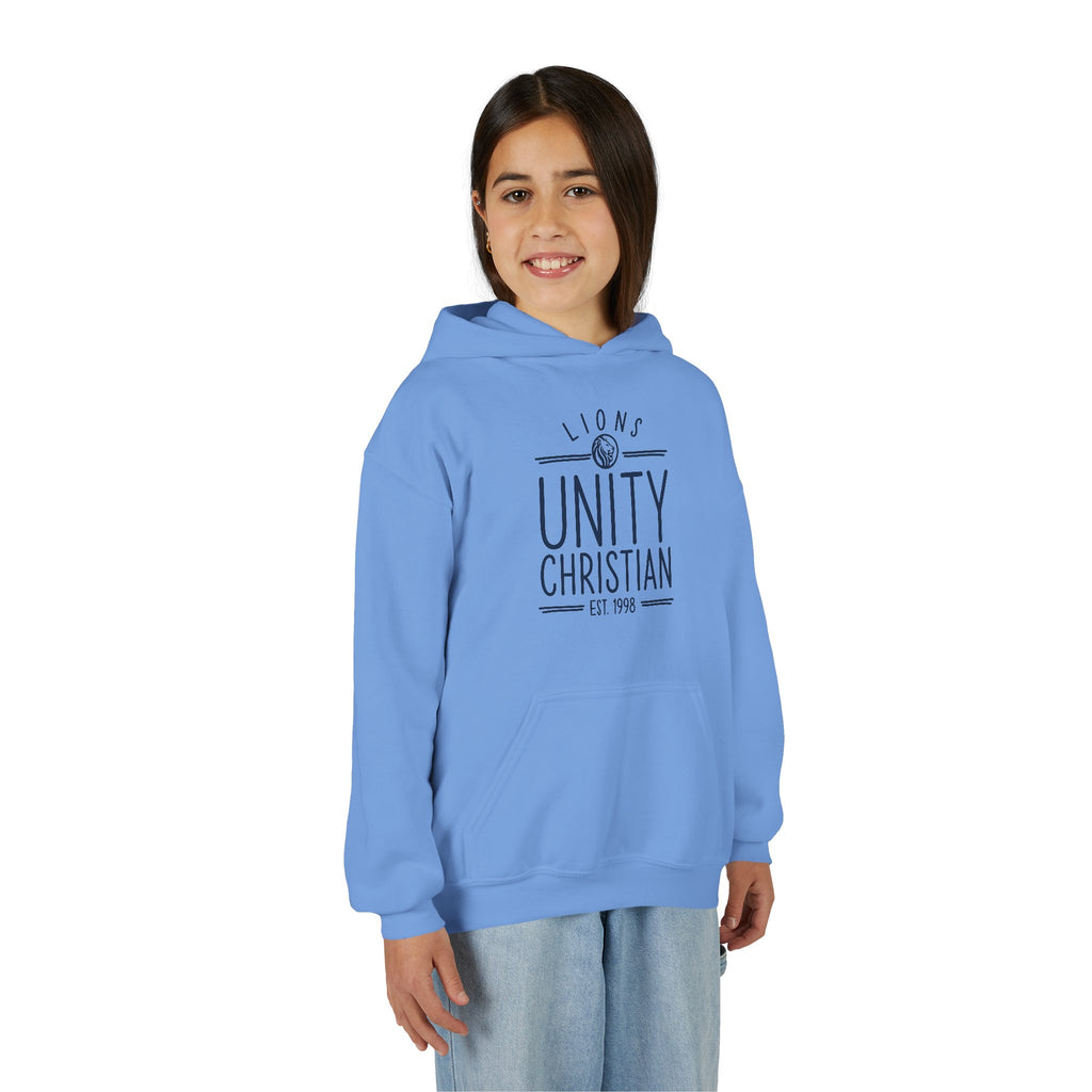 Youth Hoodie — Unity Christian Lions School Spirit Sweatshirt