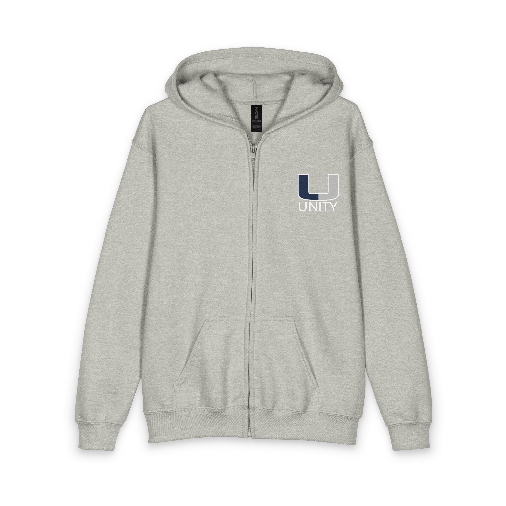 Youth Heavy Blend Zipped Hoodie