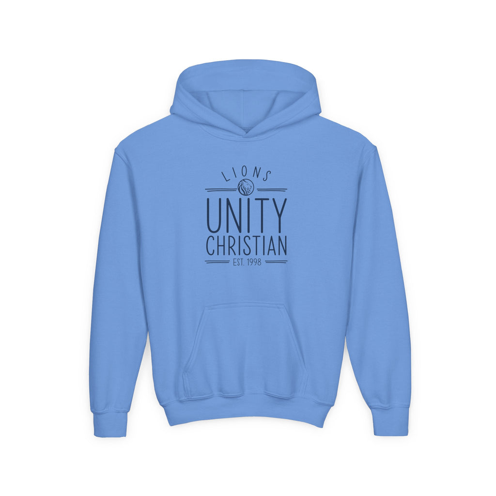 Youth Hoodie — Unity Christian Lions School Spirit Sweatshirt