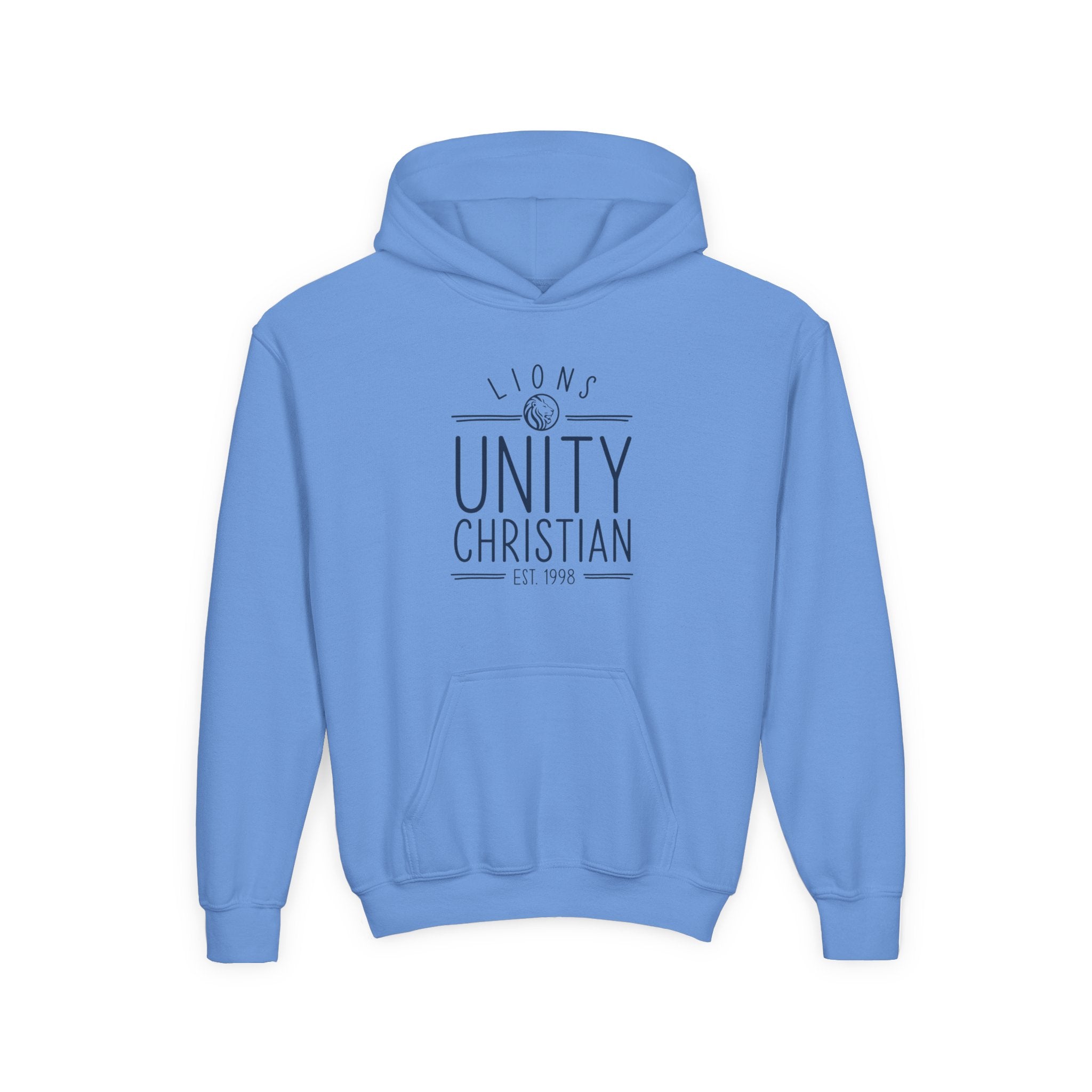 Youth Hoodie — Unity Christian Lions School Spirit Sweatshirt
