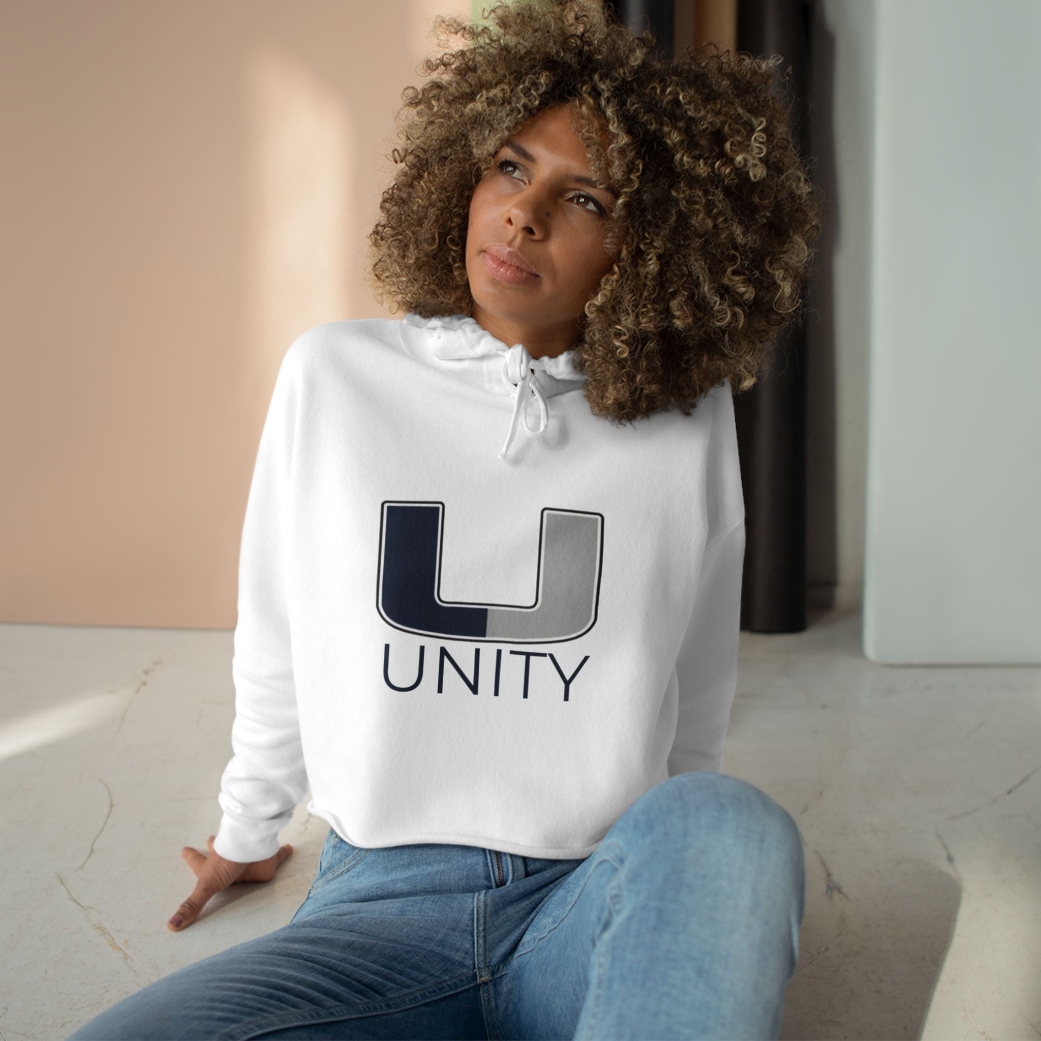 Unity Christian Cropped Hoodie