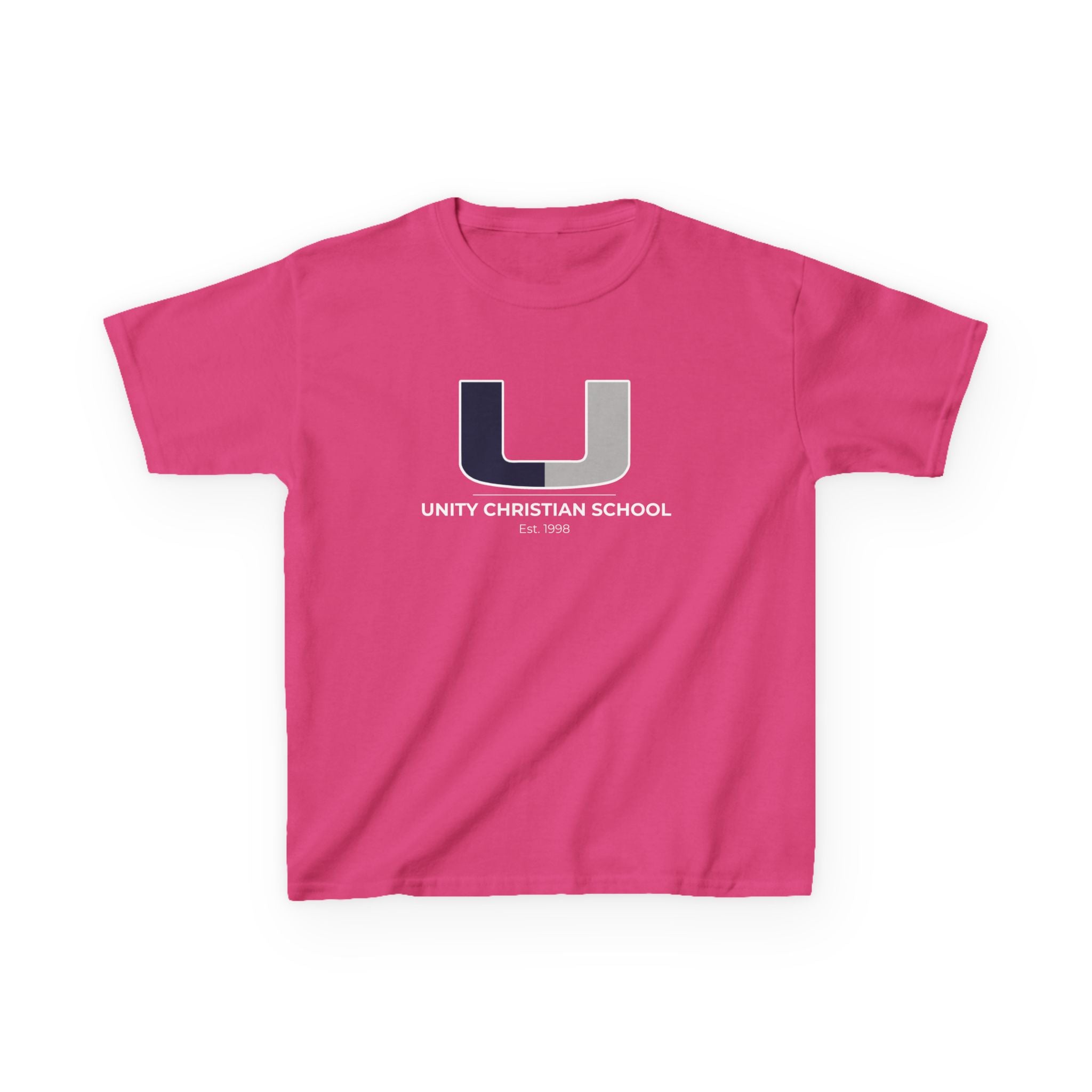 Kids Unity Christian School Tee - Heavy Cotton T-Shirt for School Spirit