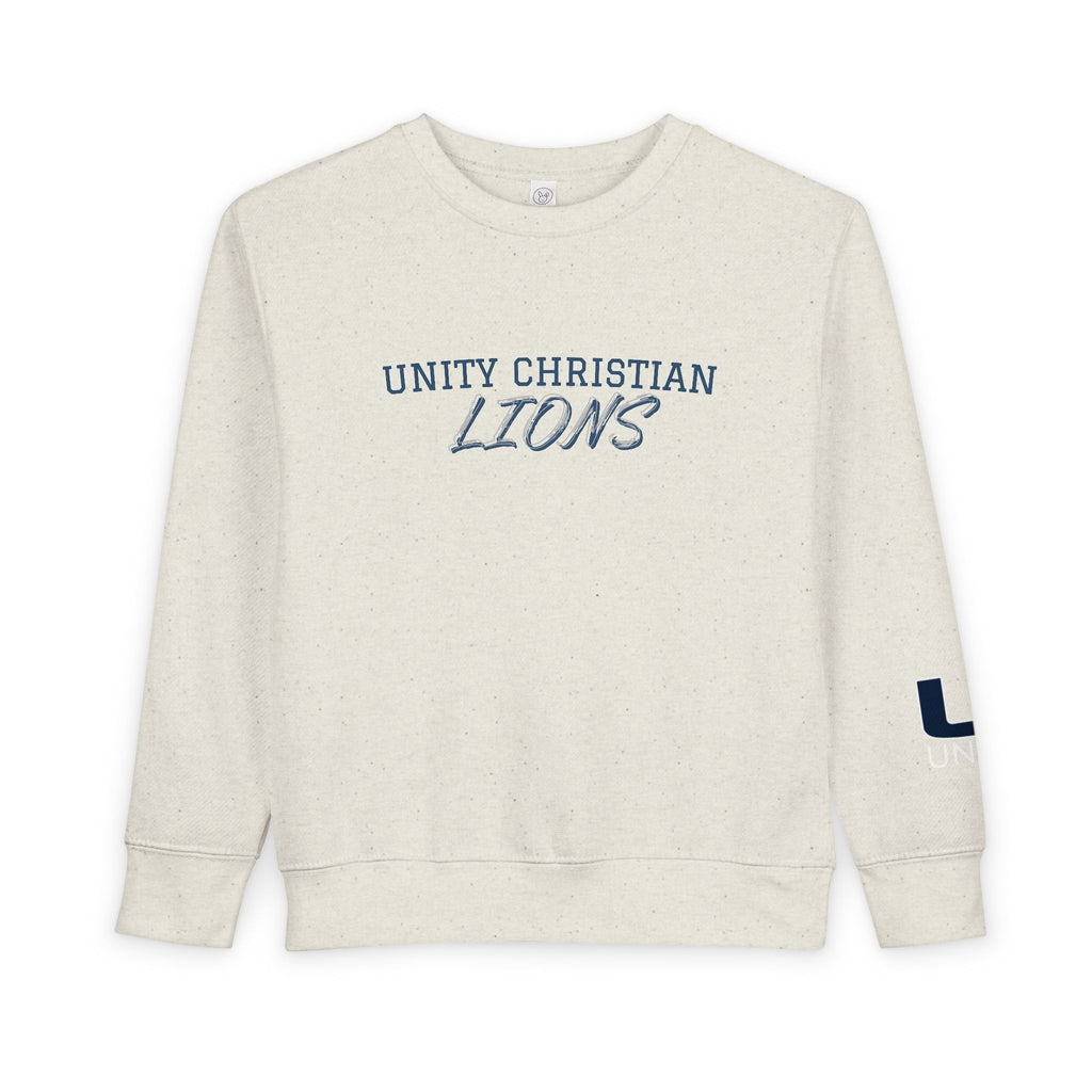 Unity Christian Lions Toddler Sweatshirt - Kids School Spirit Crewneck