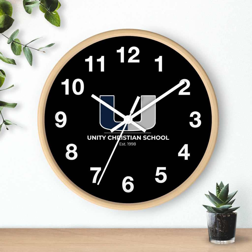 Personalized Unity Christian School Wall Clock - Stylish Home Decor