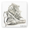 Artistic Converse Sneaker Canvas Wall Art - BY Abbi Sandi