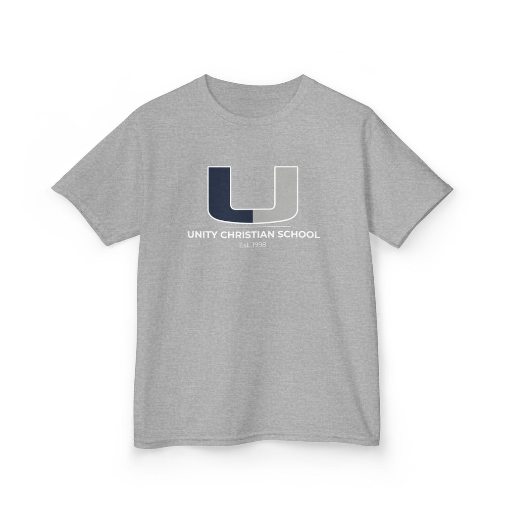 Kids Unity Christian School Tee - Heavy Cotton T-Shirt for School Spirit