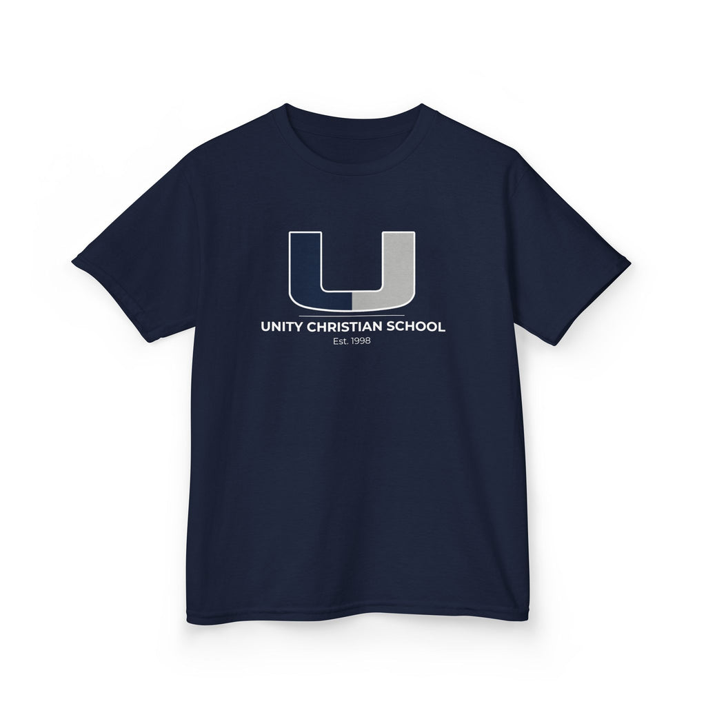 Kids Unity Christian School Tee - Heavy Cotton T-Shirt for School Spirit