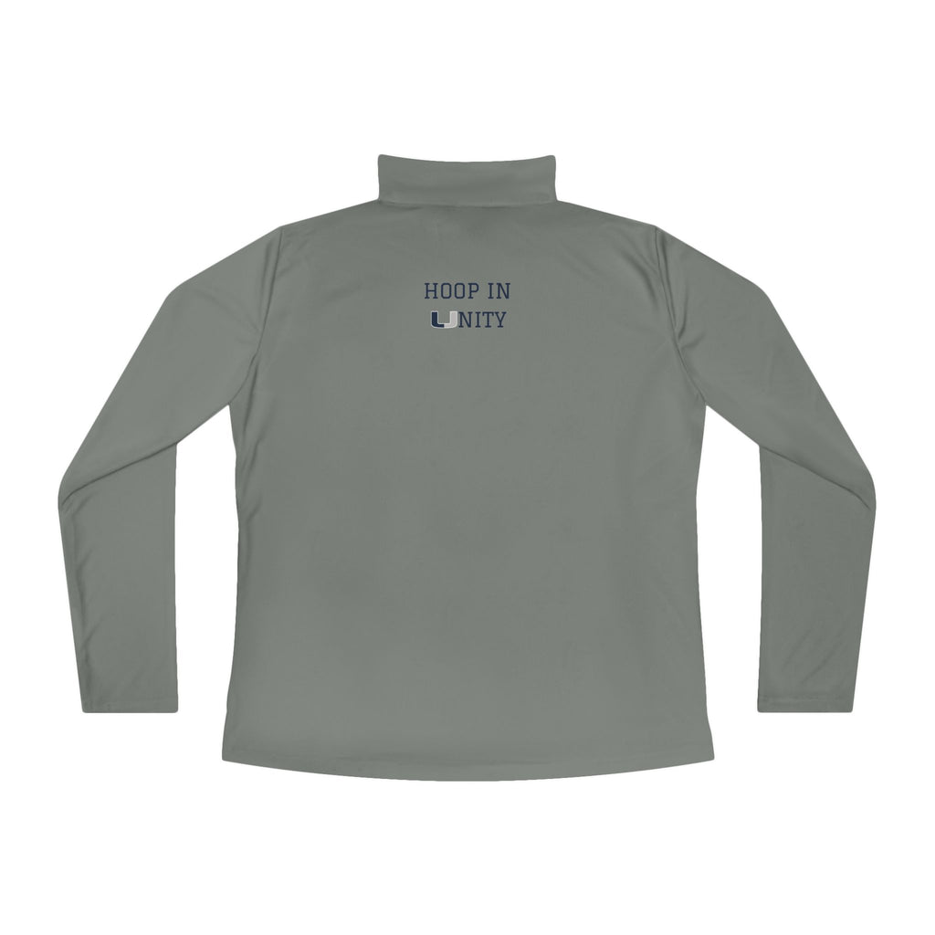 Ladies Quarter-Zip Pullover — 'Hoop in Unity' Lightweight Basketball Team Pullover