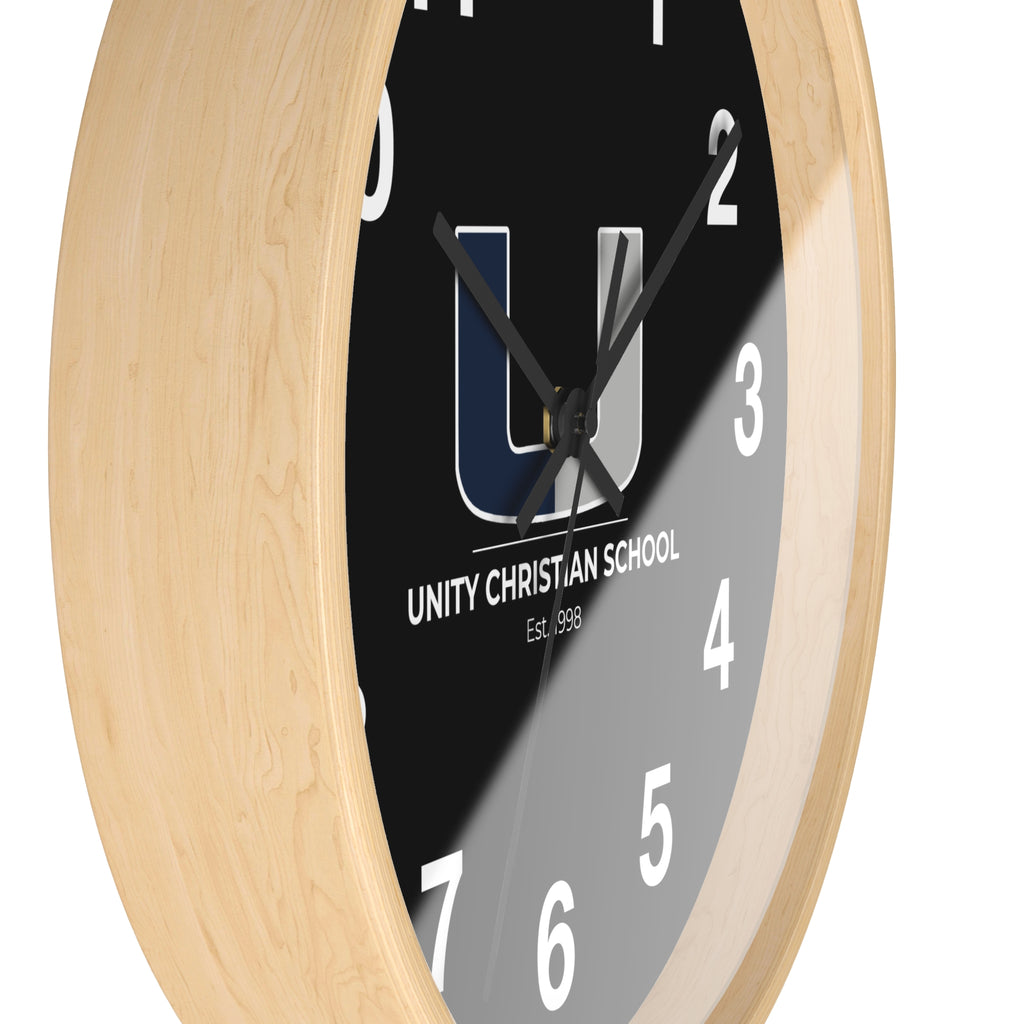 Personalized Unity Christian School Wall Clock - Stylish Home Decor