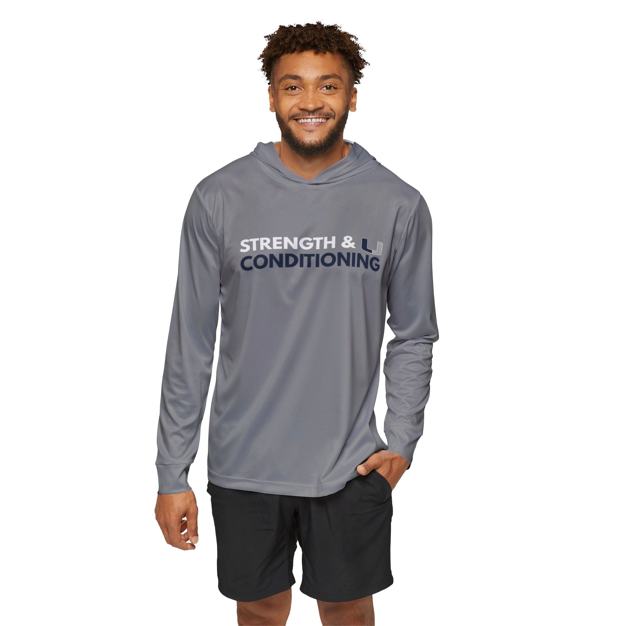 Strength & Conditioning Men's Sports Warmup Hoodie — Lightweight Training Pullover