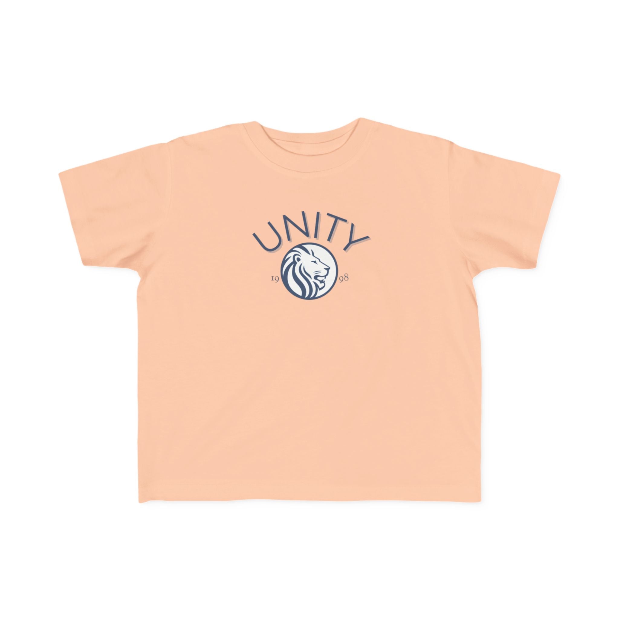 Unity Lion Toddler Tee — Kids Graphic T‑Shirt with 'UNITY' Crest