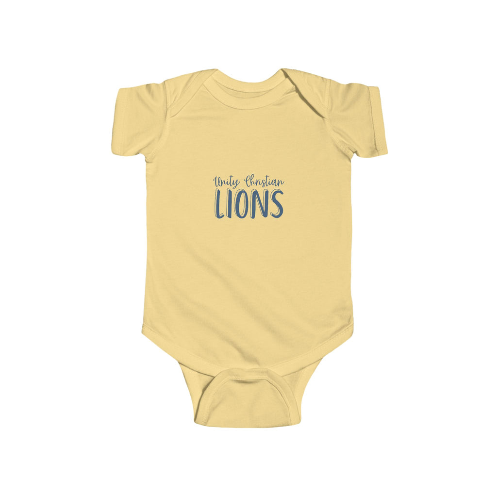 Infant Bodysuit – 'Lions' Baby Onesie (School/Team Spirit)