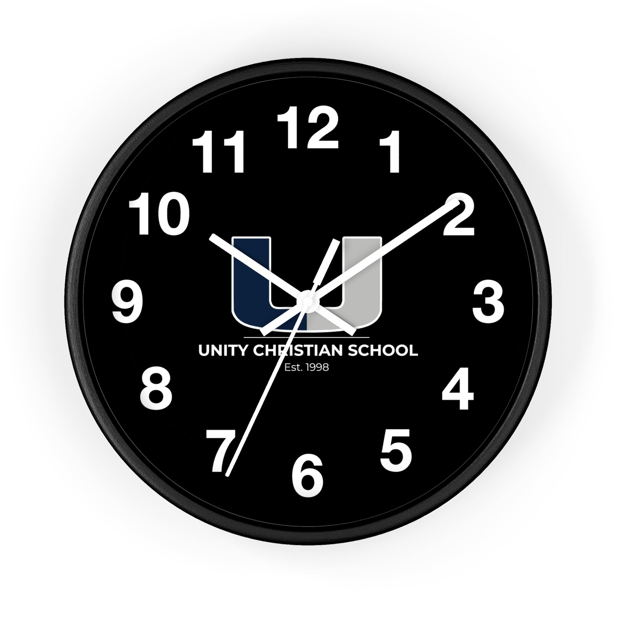 Personalized Unity Christian School Wall Clock - Stylish Home Decor