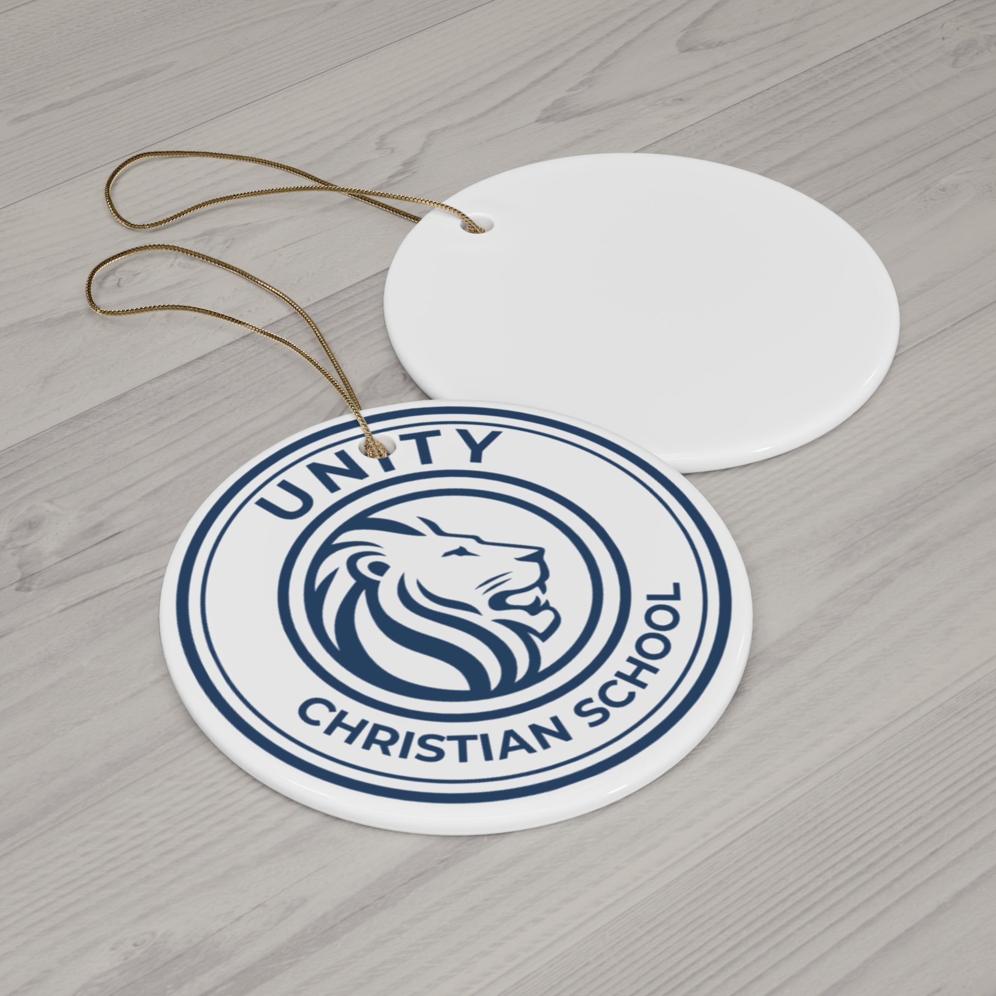Unity Christian School Ceramic Ornament - Holiday Decorations