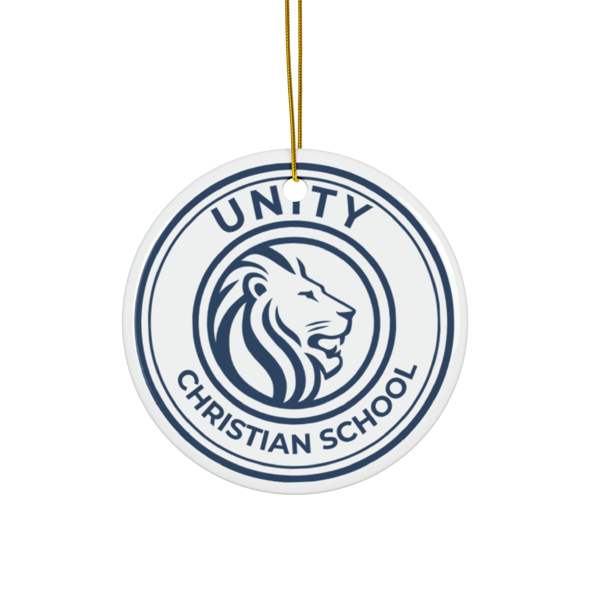 Unity Christian School Ceramic Ornament - Holiday Decorations