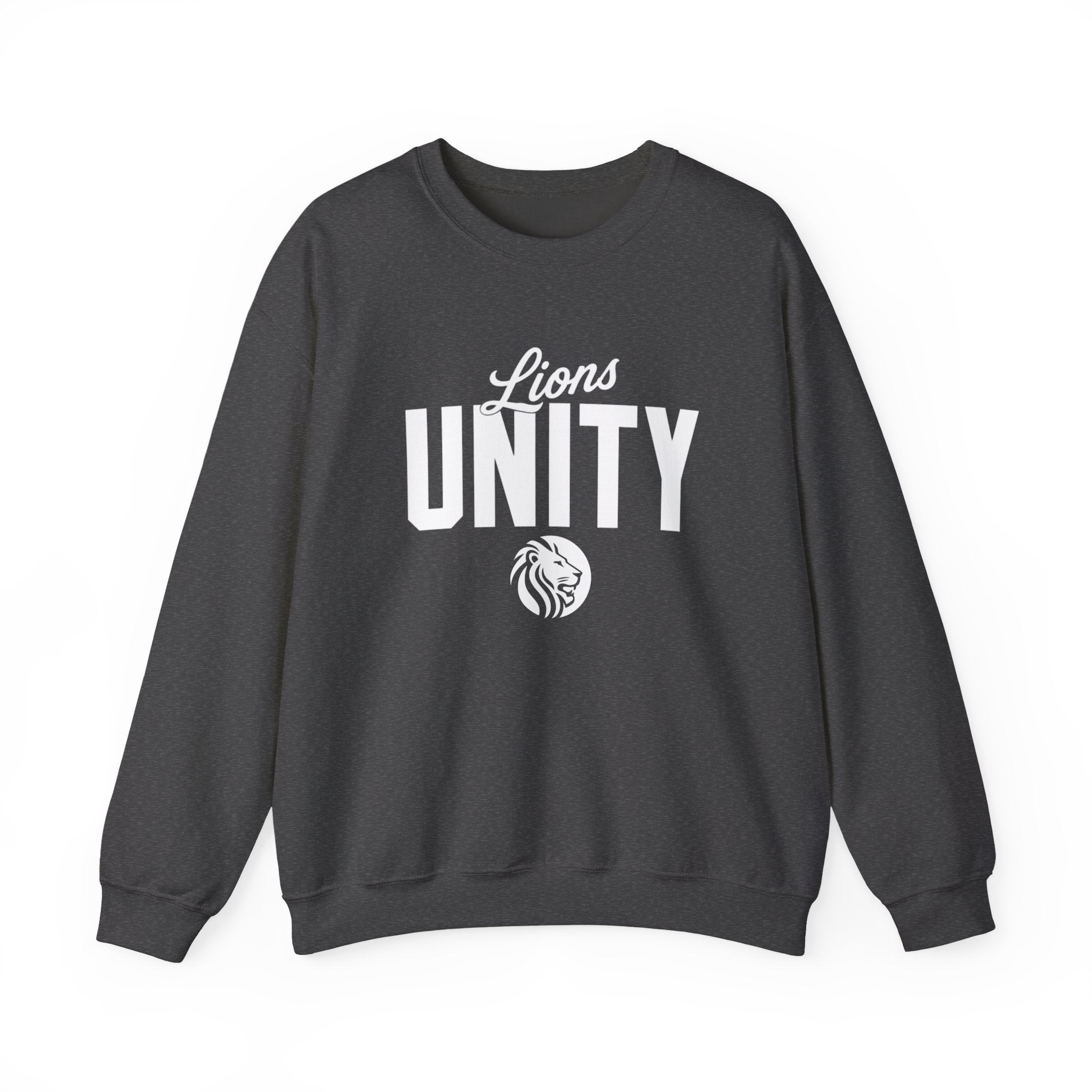 Unity Lions Crewneck Sweatshirt — 'Lions Unity' School Spirit Pullover