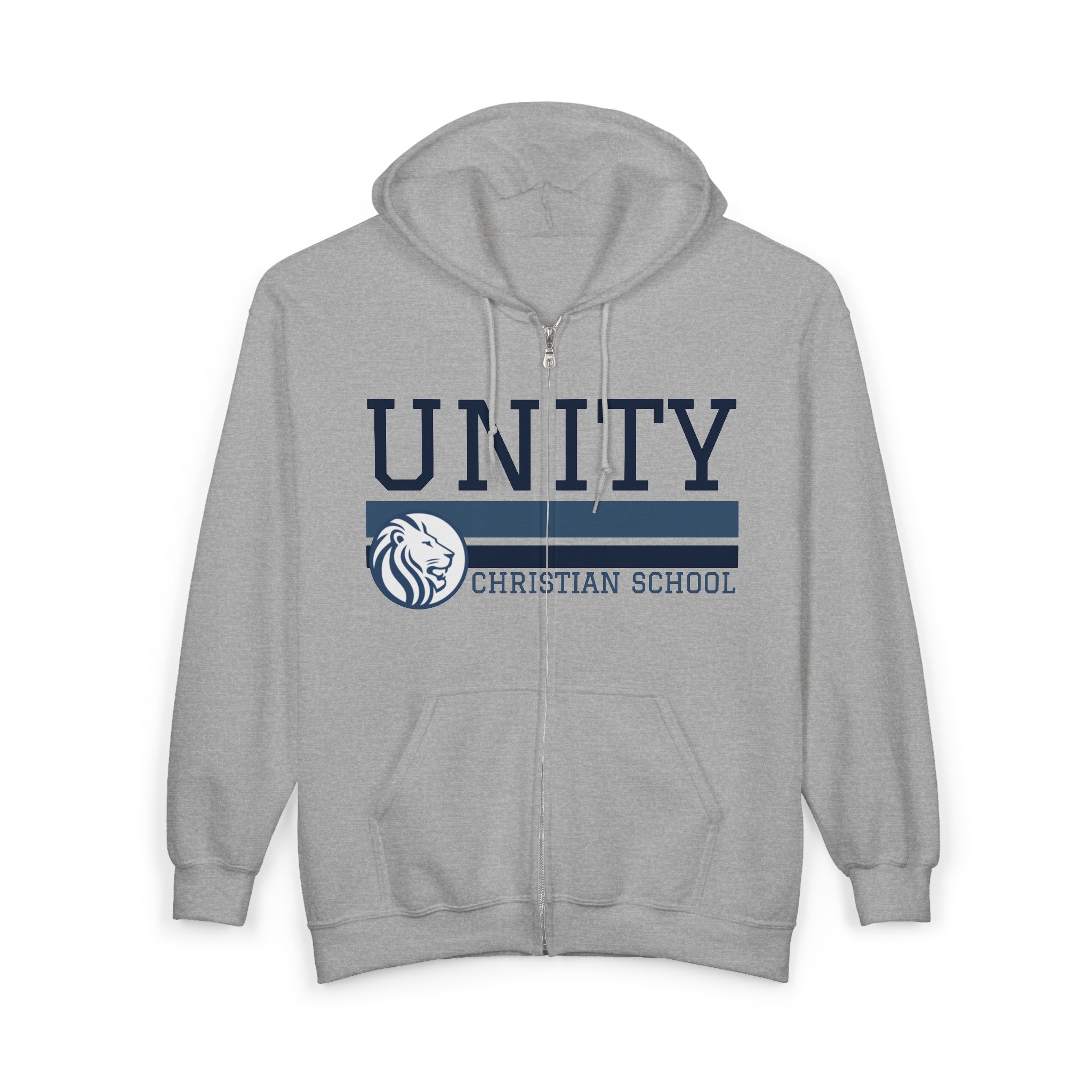 Unity Christian School Full Zip Hoodie - Impact the World