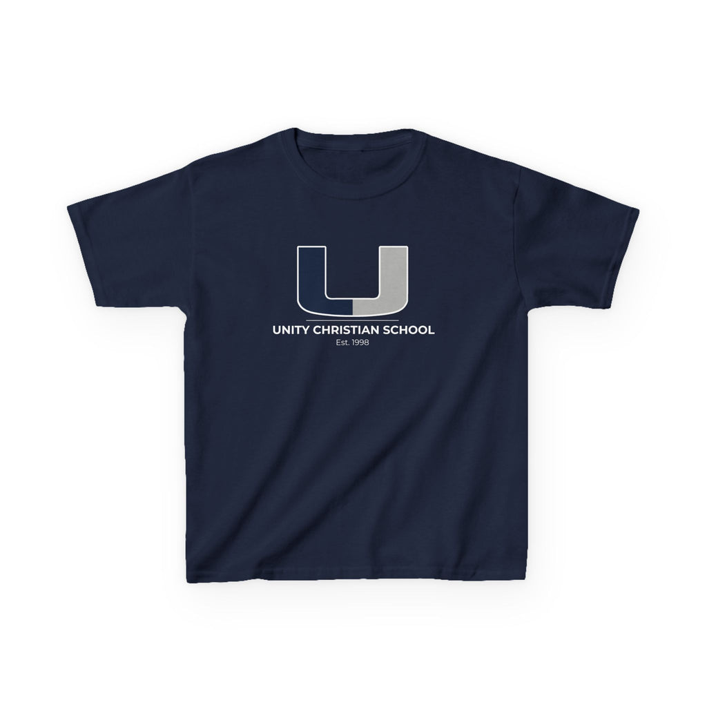 Kids Unity Christian School Tee - Heavy Cotton T-Shirt for School Spirit