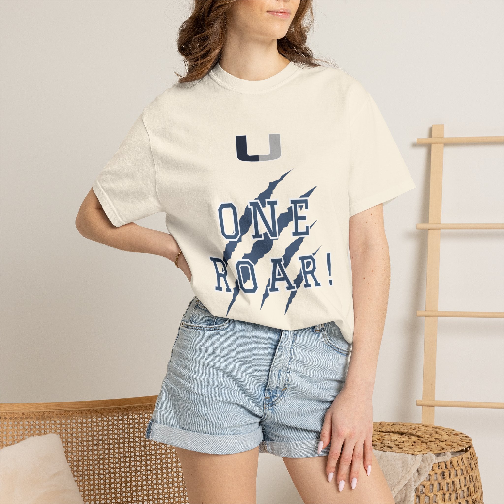 One Roar Unisex Garment-Dyed T-shirt