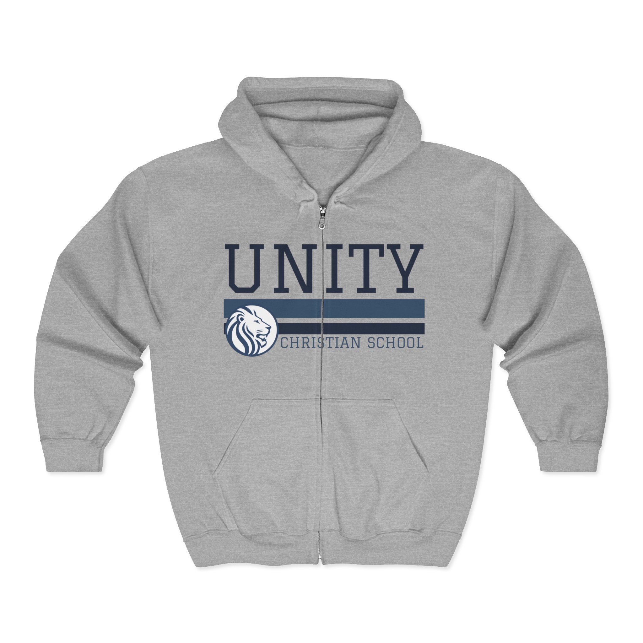 Unity Christian School Full Zip Hoodie - Impact the World