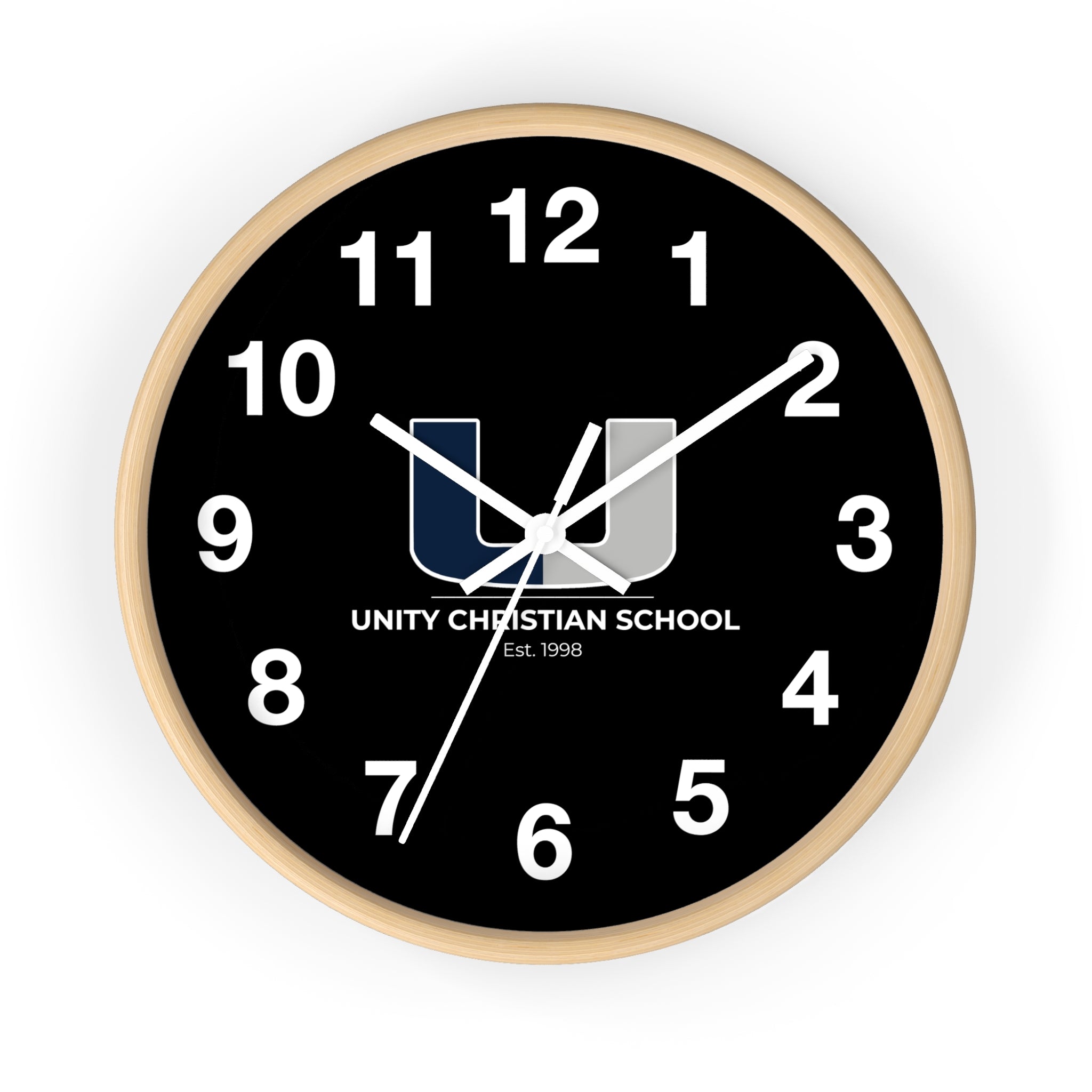 Personalized Unity Christian School Wall Clock - Stylish Home Decor