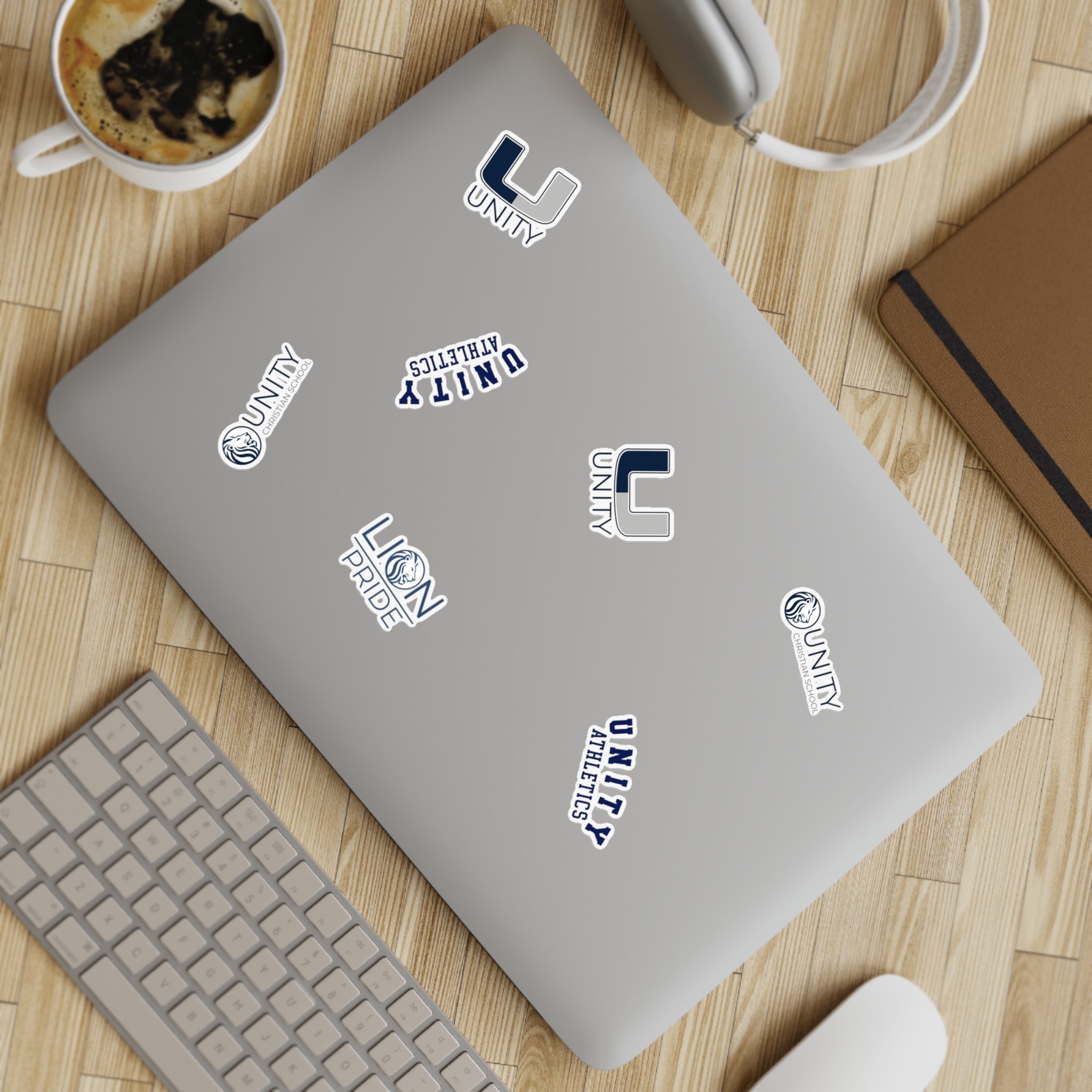 Unity School Logo Sticker Pack — 10pc Lion Pride & Athletics Decal Set