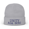 Unity Alumni Embroidered Beanie – School Pride Knit Hat