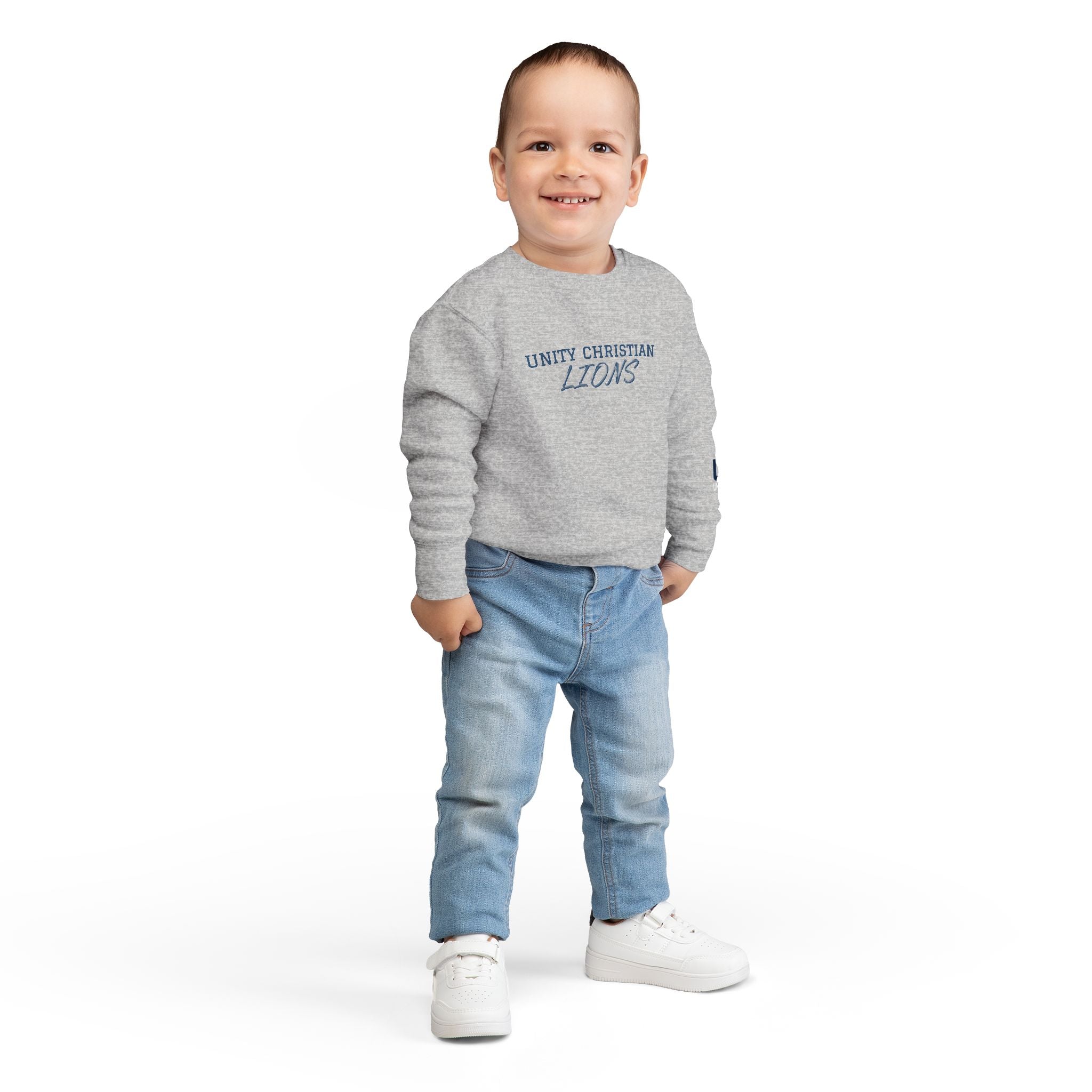 Unity Christian Lions Toddler Sweatshirt - Kids School Spirit Crewneck