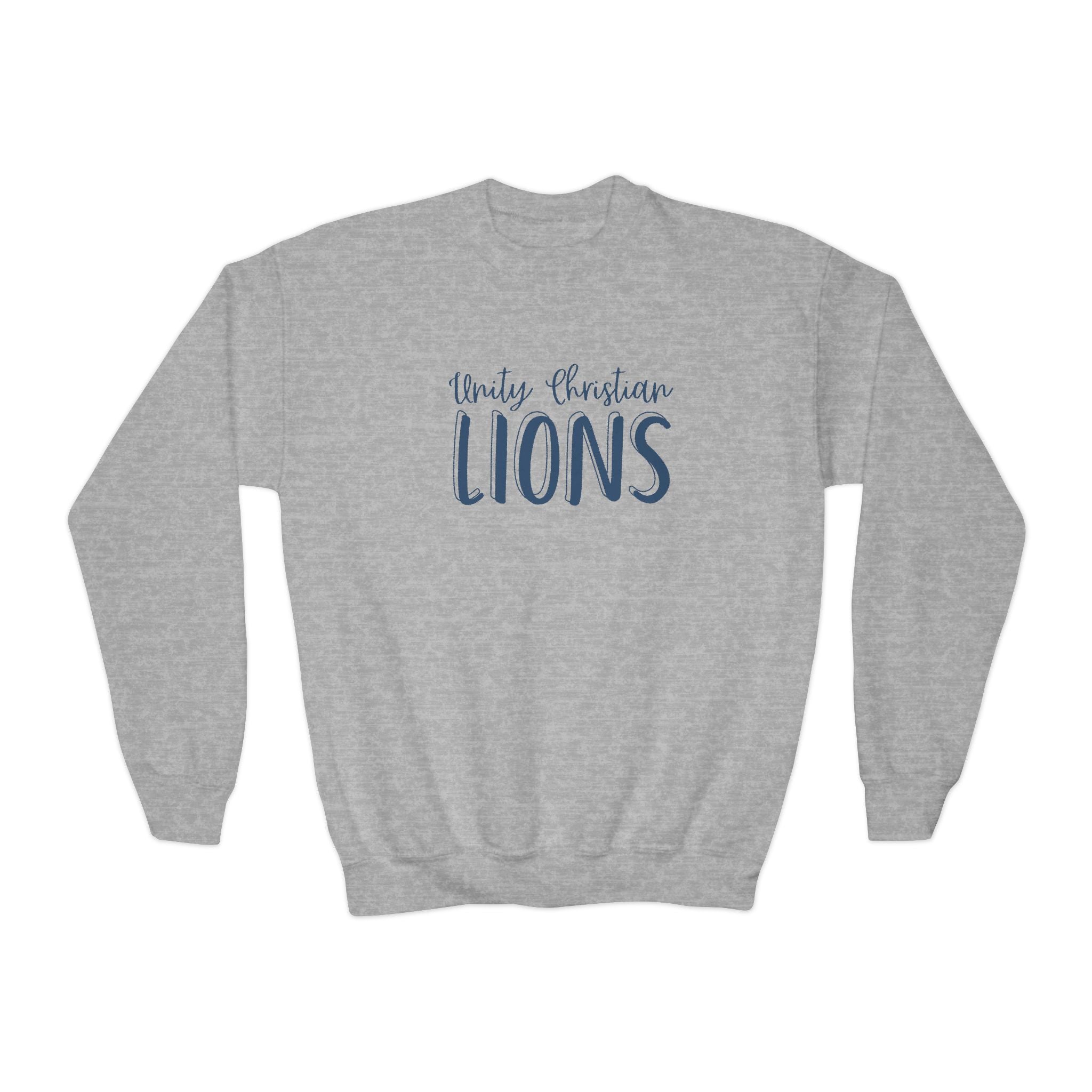 Youth Crewneck Sweatshirt - Timely Christian Lions