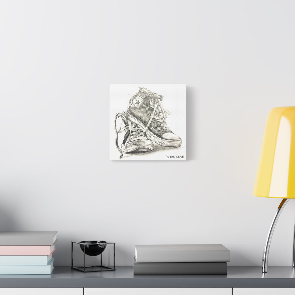 Artistic Converse Sneaker Canvas Wall Art - BY Abbi Sandi