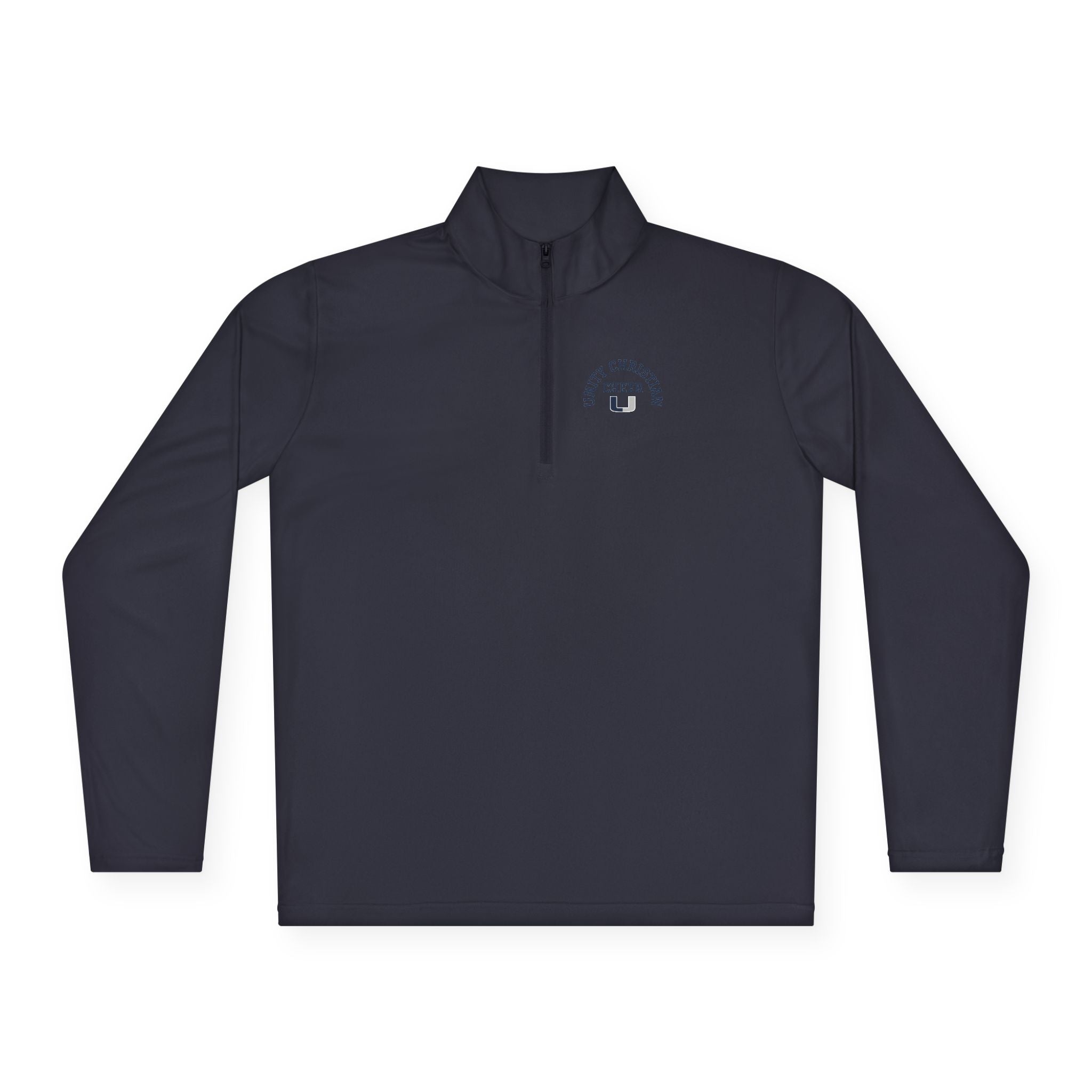 Quarter-Zip Pullover — Classic 'East Chapel Hill' Minimal Logo - Cheer